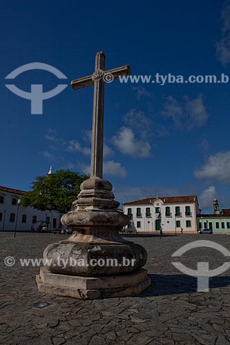  Assunto: Cruzeiro (1658) na Praça de São Francisco (Patrimônio Histórico da Humanidade da Unesco desde 01 de agosto de 2010) na Cidade de São Cristóvão.  / Local:  São Cristóvão - Sergipe (SE) - Brasil  / Data: 07/2010 