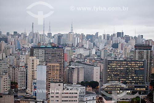  Assunto: Vista aérea de São Paulo  / Local:  Centro de São Paulo - SP  / Data: 04/10/2010 