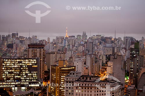  Assunto: Vista aérea de São Paulo  / Local:  Centro de São Paulo - SP  / Data: 04/10/2010 