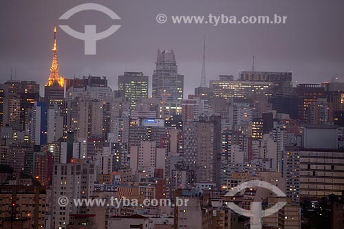  Assunto: Vista aérea de São Paulo  / Local:  Centro de São Paulo - SP  / Data: 04/10/2010 
