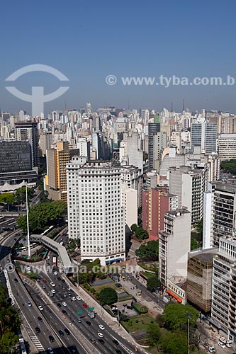  Assunto: Vista aérea de São Paulo  / Local:  Centro de São Paulo - SP  / Data: 04/10/2010 