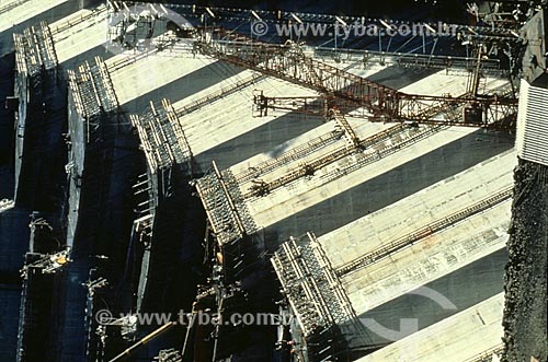  Construção da Usina Hidrelétrica Itaipu Binacional  - Foz do Iguaçu - Paraná (PR) - Brasil