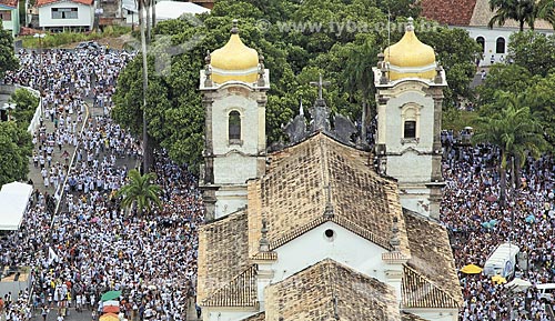  Assunto: Aérea da Igreja do Nosso Senhor do Bomfim no dia da lavagem - Festa religiosa em homenagem ao Senhor do Bonfim  / Local:  Salvador - Bahia - BA  / Data: 13/01/2011 