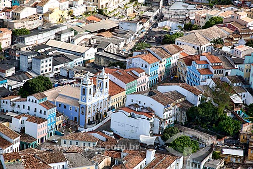  Assunto: Vista aérea do Pelourinho, no Centro Histórico de Salvador  / Local:  Bahia - BA  / Data: 01/2011 