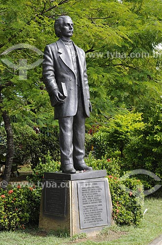  Assunto: Estátua de Casimiro de Abreu localizada na cidade de Casimiro de Abreu  / Local:  Casimiro de Abreu - Rio de Janeiro - RJ  / Data: 05/2010  