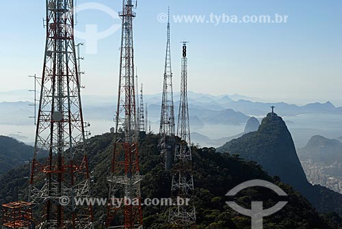  Assunto: Antenas de telecomunicação do Sumaré  / Local:  Rio de Janeiro - RJ - Brasil  / Data: 07/2010 