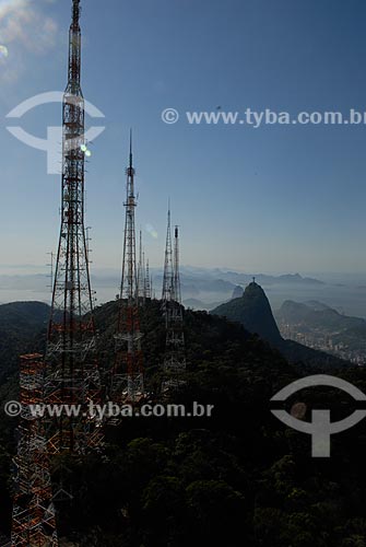  Assunto: Antenas de telecomunicação do Sumaré  / Local:  Rio de Janeiro - RJ - Brasil  / Data: 07/2010 