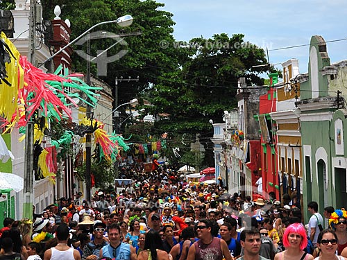  Assunto: Carnaval de rua - centro histórico  / Local: Olinda - Pernambuco - PE - Brasil / Data: 03/2011 