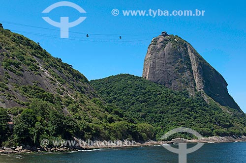  Assunto:  Pão de Açucar visto da Praia Vermelha / Local: Urca  -  Rio de Janeiro  ( RJ )   -  Brasil / Data: Fevereiro de 2010 