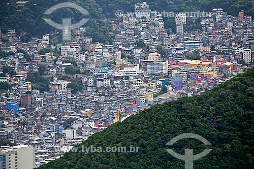  Assunto: Vista aérea da favela da Rocinha / Local: São Conrado - Rio de Janeiro (RJ) - Brasil  / Data: 03/2011 