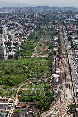  Assunto: Vista do terreno da Via Light e estrada de ferro central do Brasil / Local: Madureira - Rio de Janeiro (RJ) - Brasil / Data: 03/2011 