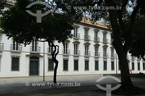  Assunto: Vista lateral da fachada do Paço Imperial / Local: Centro - Rio de Janeiro (RJ) - Brasil  / Data: 02/2011 