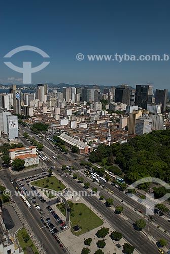  Assunto: Vista aérea da Avenida Presidente Vargas / Local: Centro - Rio de Janeiro (RJ) - Brasil  / Data: 12/2009 