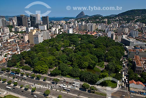  Assunto: Vista aérea da Praça da República / Local: Centro - Rio de Janeiro (RJ) - Brasil  / Data: 12/2009 