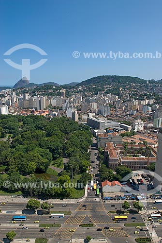  Assunto: Vista aérea da Praça da República / Local: Centro - Rio de Janeiro (RJ) - Brasil  / Data: 12/2009 