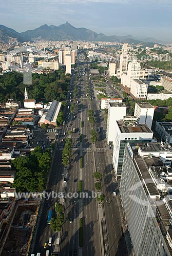  Assunto: Vista aérea da Avenida Presidente Vargas / Local: Centro - Rio de Janeiro (RJ) - Brasil  / Data: 11/2009 