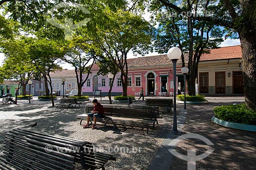  Assunto: Praça Padre Miguel - centro histórico - conjunto arquitetônico do século XIX / Local: Itú - São Paulo (SP) - Brasil / Data: 06/2010 