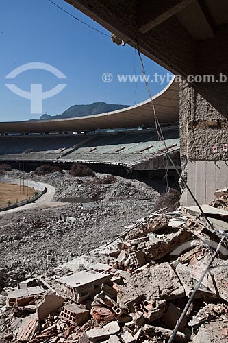  Assunto: Vista do Estádio Jornalista Mário Filho  (Maracanã) - em obras preparatórias da Copa do Mundo de 2014  / Local: Rio de Janeiro  (RJ) -  Brasil / Data: 02/2011 