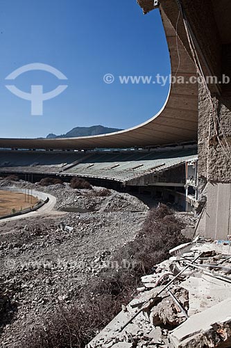  Assunto: Vista do Estádio Jornalista Mário Filho  (Maracanã) - em obras preparatórias da Copa do Mundo de 2014  / Local: Rio de Janeiro  (RJ) -  Brasil / Data: 02/2011 