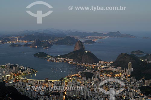  Assunto: Vista aérea do Pão de Açúcar  / Local: Botafogo - Rio de Janeiro (RJ) - Brasil / Data: 06/2008 