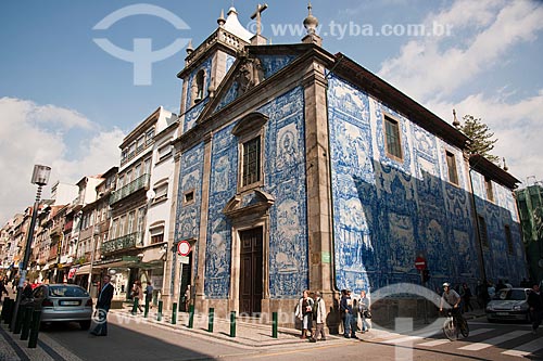  Assunto: Igreja das Almas da cidade do Porto - Rua Santa Catarina / Local: Porto - Portugal - Europa / Data: 10/2010 