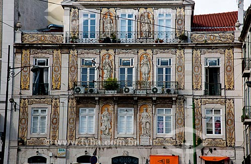  Assunto: Edifício histórico no bairro do Chiado da cidade de Lisboa / Local: Lisboa - Portugal - Europa / Data: 10/2010  