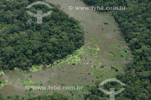  Assunto: Vista aérea de várzea de rio / Local: Departamento de Santa Cruz - Bolívia - América do Sul / Data: 03/2008 