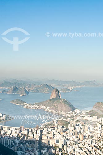  Assunto: Vista da Baía da Guanabara a partir do Morro do Corcovado / Local: Rio de Janeiro (RJ) - Brasil / Data: 08/2011 