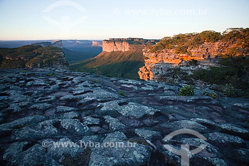  Assunto: Vista do morro Pai Inácio na Chapada Diamantina / Local: Bahia  (BA) - Brasil / Data: 07/2011 