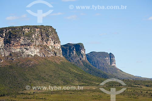  Assunto: Vista de Morros no Parque Nacional da Chapada da Diamantina  / Local: Bahia (BA) - Brasil / Data: 07/2011 