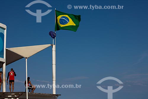  Assunto: Posto de Salva-vidas na Praia de Ipanema / Local: Ipanema - Rio de Janeiro (RJ) - Brasil / Data: 05/2011 