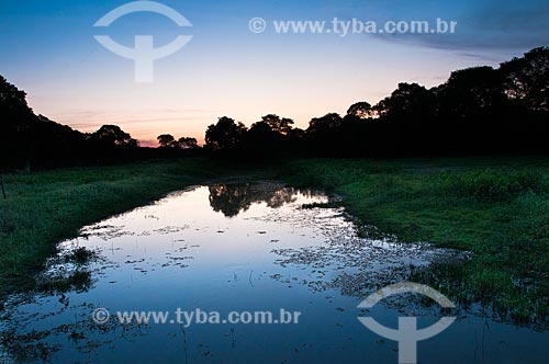  Assunto: Lagoa ao entardecer / Local: Corumbá - Mato Grosso do Sul (MS) - Brasil / Data: 10/2010 