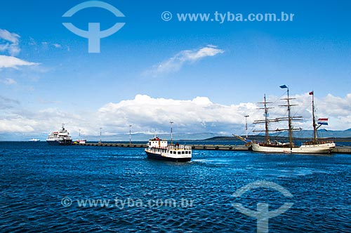  Assunto: Porto de Ushuaia / Local: Ushuaia - Província Terra do Fogo - Argentina - América do Sul / Data: 02/2010 