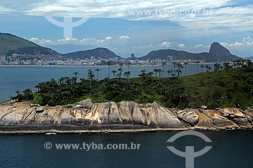  Assunto: Ilha Palmas com as praias de Copacabana e Ipanema ao fundo / Local: Rio de Janeiro (RJ) - Brasil / Data: 01/2012 