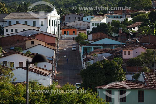  Assunto: Rua e casario antigo da cidade de Lençóis / Local: Lençóis - Bahia (BA) - Brasil / Data: 01/2012 