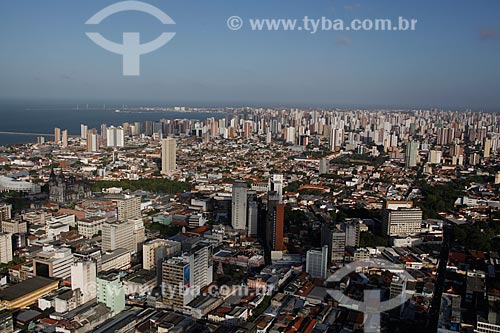  Assunto: Vista aérea de Fortaleza / Local: Centro - Fortaleza - Ceará (CE) - Brasil / Data: 12/2011 