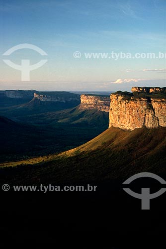  Assunto: Vista à partir do Morro Pai Inácio na Chapada Diamantina / Local: Bahia (BA) - Brasil / Data: 09/2007 