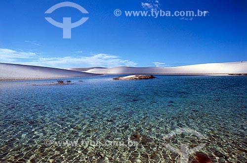  Assunto: Vista do Parque Nacional dos Lençóis Maranhenses / Local: Barreirinhas - Maranhão (MA) - Brasil / Data: 01/2008 