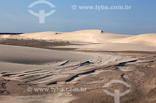  Assunto: Dunas no Parque Nacional da Lagoa do Peixe / Local: Tavares - Rio Grande do Sul (RS) - Brasil / Data: 02/2012 