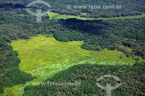  Assunto: Vista aérea da Reserva Biológica Lago Piratuba / Local: Amapá (AP) - Brasil / Data: 04/2012 