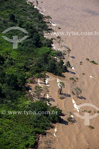  Assunto: Vista aérea da Ilha do Parazinho no arquipélago do Bailique / Local: Amapá (AP) - Brasil / Data: 04/2012 
