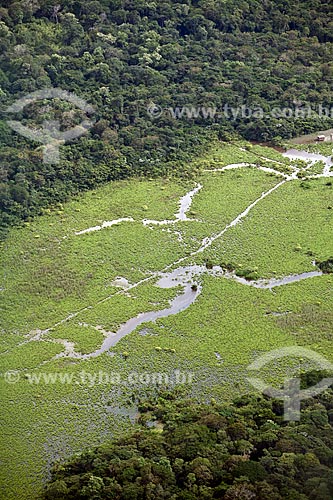 Assunto: Vista aérea do Arquipélago do Bailique / Local: Amapá (AP) - Brasil / Data: 04/2012 