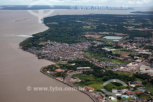  Assunto: Vista aérea da cidade de Macapá / Local: Macapá - Amapá (AP) - Brasil / Data: 04/2012 