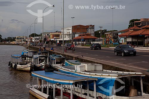  Assunto: Cais na Orla de Santa Inês - Rio Amazonas / Local: Macapá - Amapá (AP) - Brasil / Data: 04/2012 