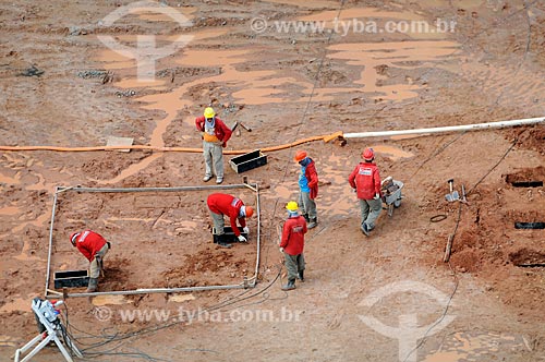  Assunto: Operários em construção civil / Local: São Luís - Maranhão (MA) - Brasil / Data: 05/2012 