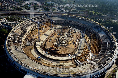  Assunto: Reforma no Estádio do Maracanã para a Copa do Mundo de 2014  / Local: Rio de Janeiro - Rio de Janeiro (RJ) - Brasil / Data: 05/2012 