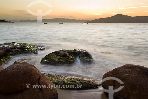  Assunto: Pôr do sol na Praia da Daniela / Local: Florianópolis - Santa Catarina (SC) - Brasil / Data: 08/2012 