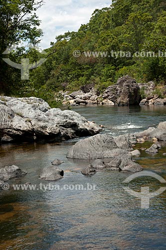  Assunto: Vista do Rio São Francisco no Parque Nacional da Serra da Canastra / Local: Vargem Bonita - Minas Gerais (MG) - Brasil / Data: 10/2011 