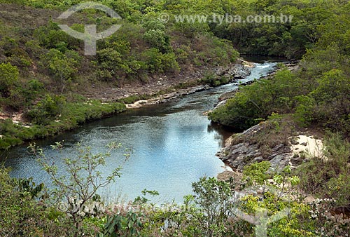  Assunto: Vista do Rio São Francisco no Parque Nacional da Serra da Canastra / Local: Vargem Bonita - Minas Gerais (MG) - Brasil / Data: 10/2011 