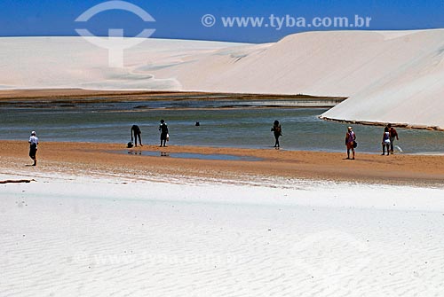  Assunto: Lagoa Esmeralda no Parque Nacional dos Lençóis Maranhenses / Local: Barreirinhas - Maranhão (MA) - Brasil / Data: 09/2010 